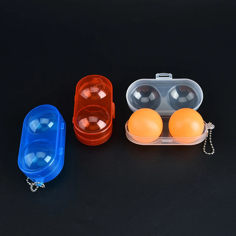 1PCS 10x5x4cm Table Tennis Ball Container Box Case Plastic Ping Pong Ball Storage Box Table Tennis Accessories Gift 3 Colors