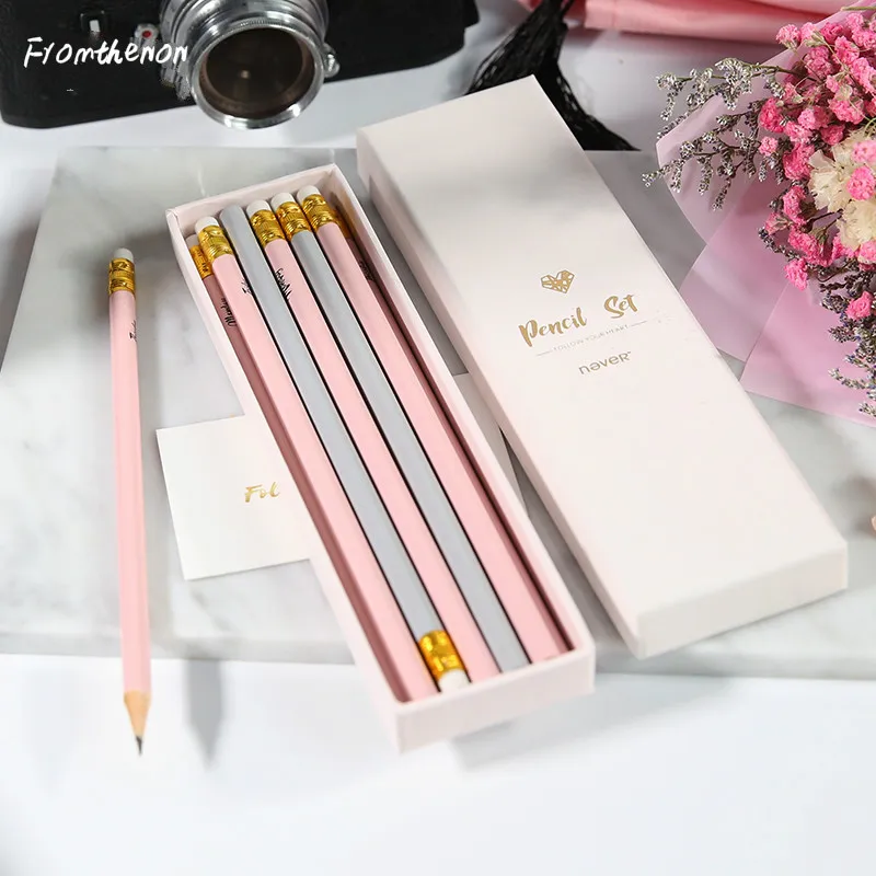 Набор карандашей из 12 шт./лот деревянные стандартные карандаши HB Макарон для