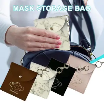 

1/100PC Portable Mask storage box Guarda Mascarilla Caja Mascarillas Guardar Funda Mascarilla Bolso Organizer Mask Case