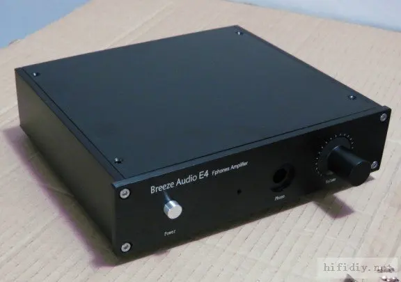 BZ2205 Black All Aluminum Headphone Amplifier Chassis Mini Power Amp Case DIY Audio Housing Box
