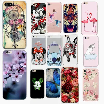 

soft silicone Case For iphone 5S 5 S SE 7 8 Plus Case Cover Shell Cover For Apple iPhone 6S 6 SBag Funda coque etui bumper