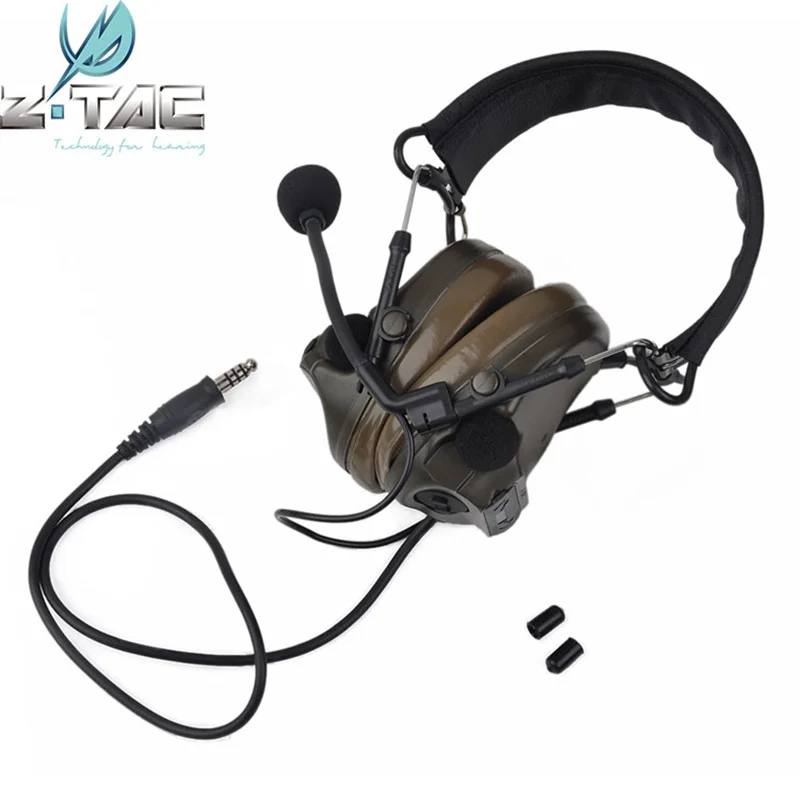 Tactical Airsoft Aviation zComtac III Headset C3 Headphones MIC Anti Noise New 