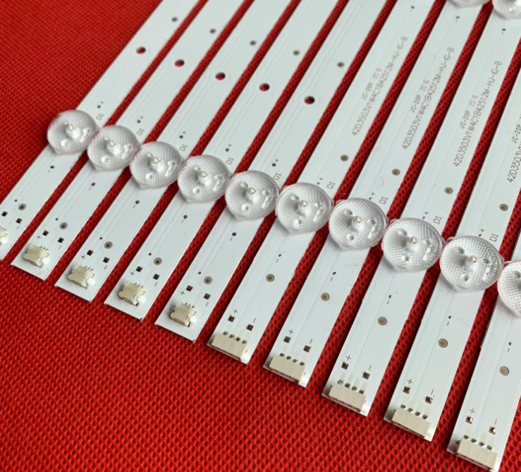 10 PCS/set LED backlight strip for SV0420A88 REV3 A B 131126-WS-420-040-PEAR1-C5-R/L tx-42as500e V42FWSD01 | Лампы и освещение