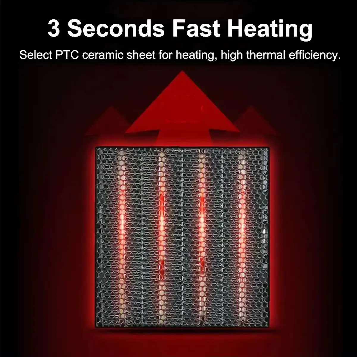 220V 50Hz 700W Power Electric Heater Ceramic Heating Electric Warmer Heater Room Heaters Warm Air Fan Heater