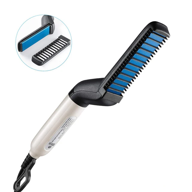 Multifunctional Hair Comb Brush Beard Straightener Styling Accessories  Straight hair Curler Styling tools Men Beard Comb|Straightening Irons| -  AliExpress