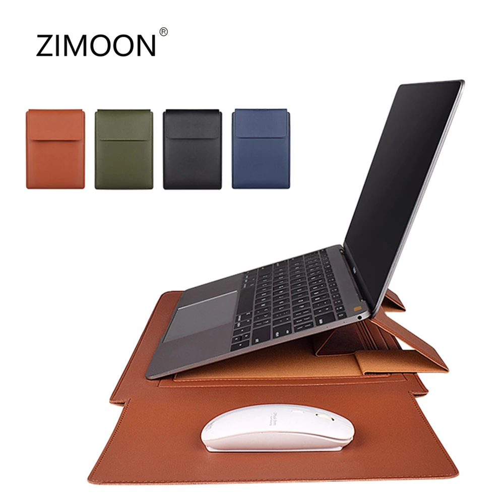 Carrying Case Leather Macbook Pro Case 15 Inch PU Leather Case For