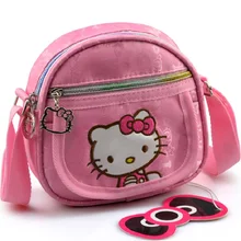 Женские сумки для девочек, модные сумки на плечо hello kitty, милые высококачественные сумки для монет на молнии