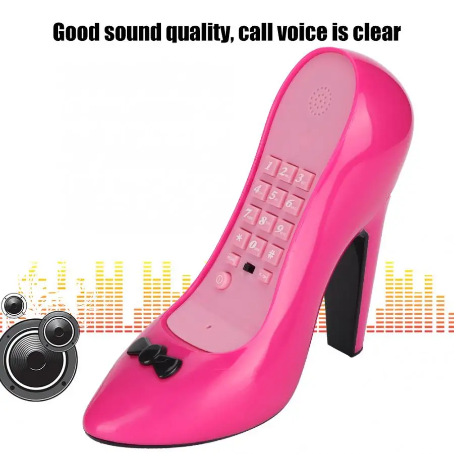 WX-3122 обувь на высоком каблуке телефон домашний офис Настольный телефон стационарная Мода Новинка