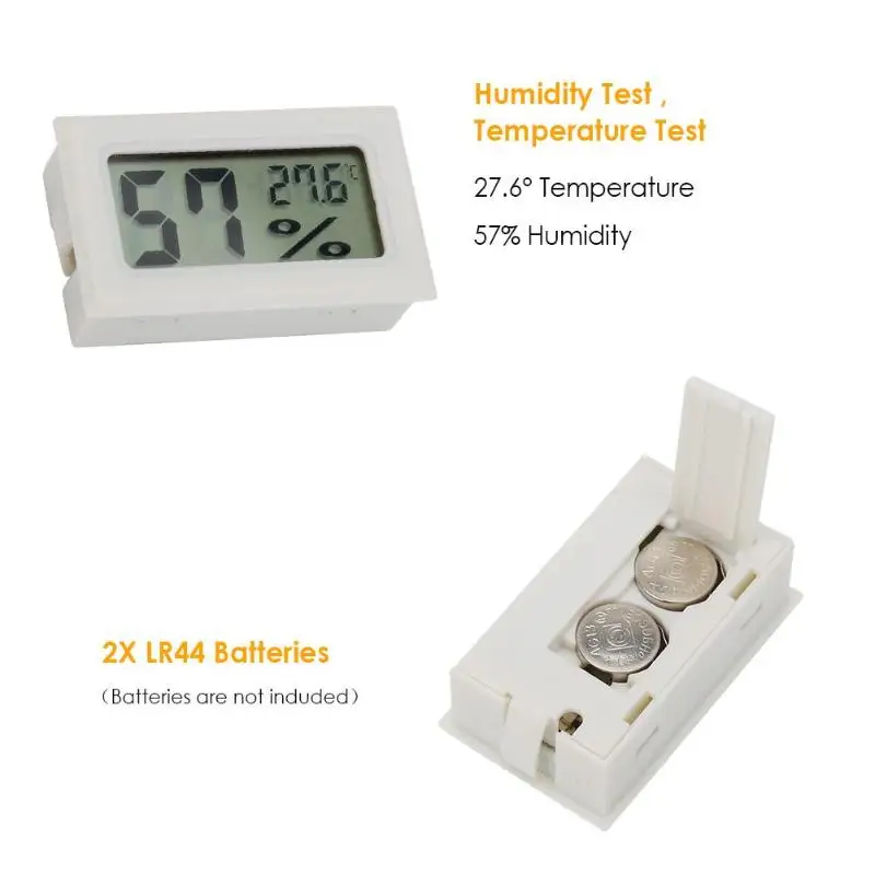 Мини цифровой ЖК-дисплей измеритель температуры и влажности термометр датчик гигрометра для дома гостиной спальни измерительный инструмент