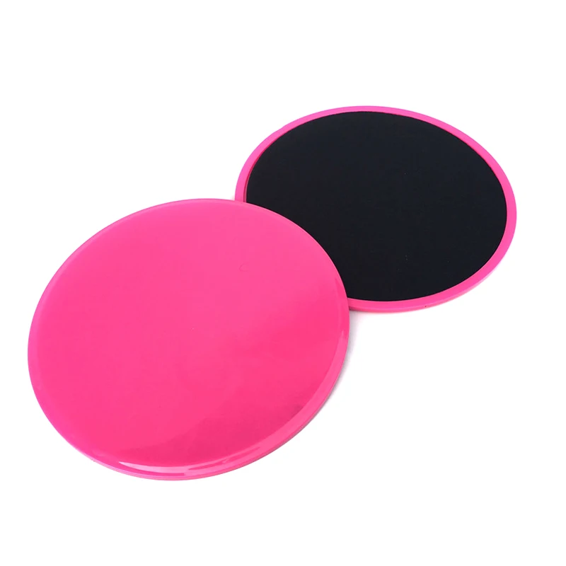 Новые 2 шт. ядро скользящие диски слайдер фитнес диск упражнения подвижная пластина для йоги Тренажерный зал брюшной тренировки SD669 - Цвет: pink