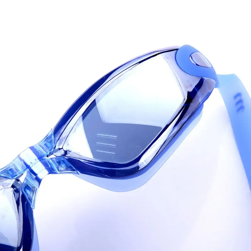 Профессиональные мужские и женские силиконовые водонепроницаемые очки для плавания, противотуманные спортивные очки для плавания