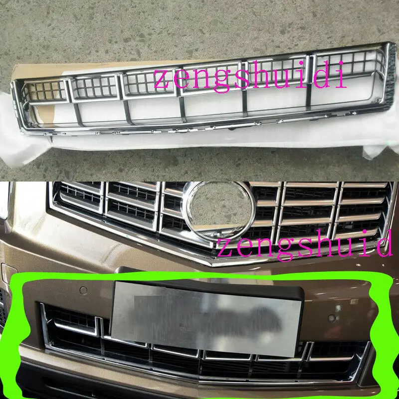 Автомобильные аксессуары для модификации, 1 шт. для Cadillac SRX 2010-2012, автомобильная передняя решетка, хромированная черная нижняя крышка, высокое качество