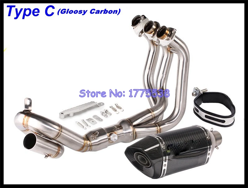MT09 FZ09 2014-2020 Motorcycle Exhaust Muffler Full System Escape Muffler for Yamaha MT-09 FZ-09 2014-2020 XSR900 2016-2021 Moto - Image 4