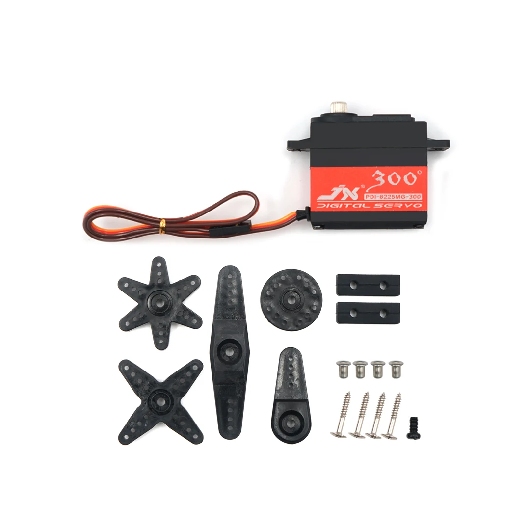 JX PDI 6225MG 300 градусов 25 кг металлическая Шестерни цифровой Стандартный сервопривод