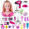 35 Piece Kids Hairdressing Makeup Dolls Non-Innovative Toy Simulation Dolls Princess Hairdressing Dolls Toys Girls Playset 1