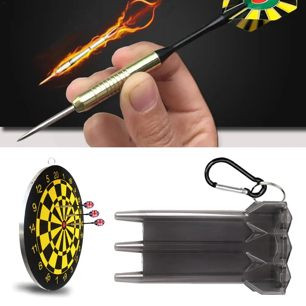 

Portable Nylon Dart Storage Box Can Hold 3pcs Darts Professional Dart Case with Lock Buckle Durable Darts accessories