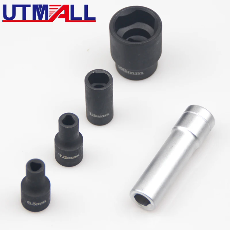 5pc Socket Set with unique profile for Bosch Diesel Injection Distributor Pumps for Volkswagen AUDI SKODA SEAT TDI