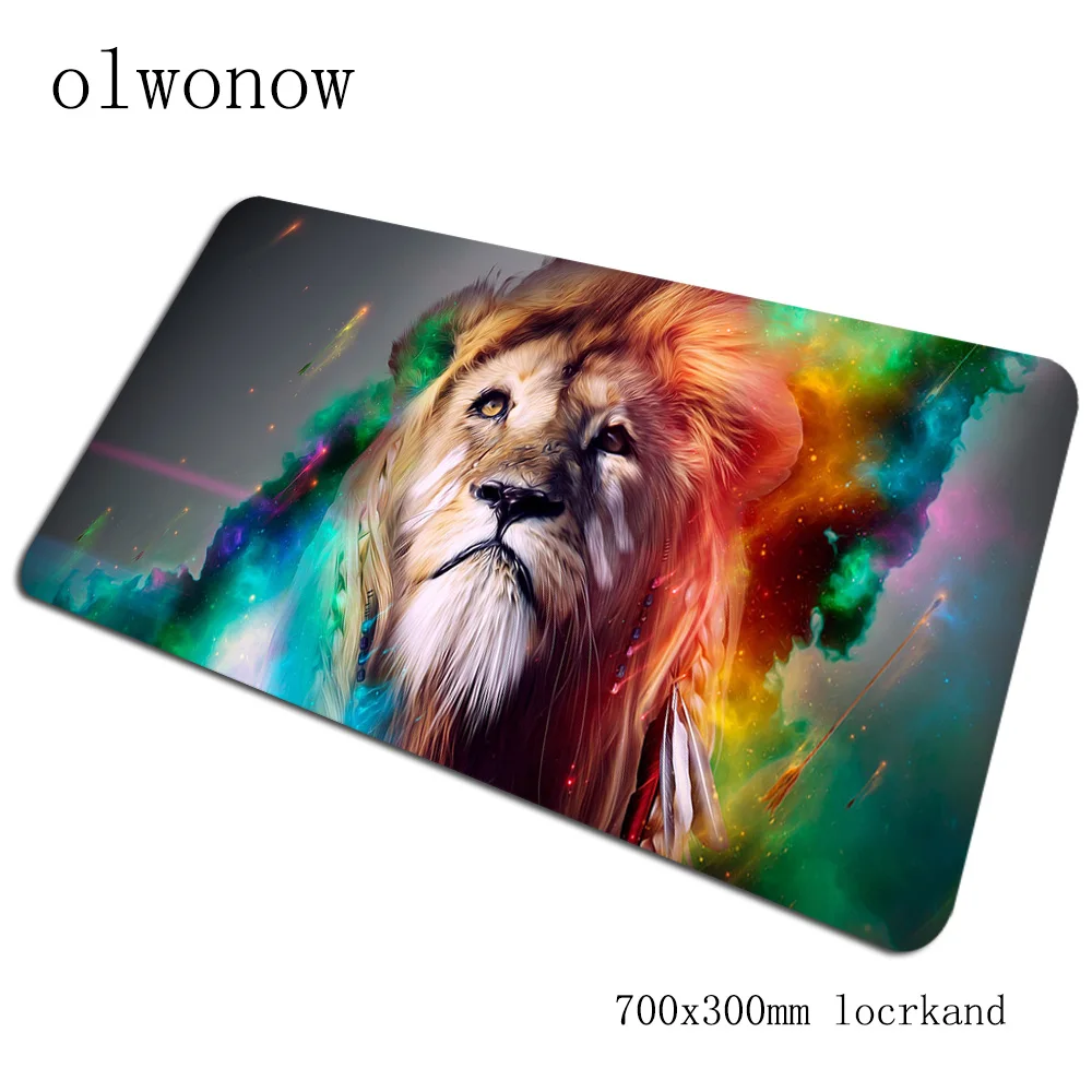 Кошек коврики для мыши 70x30 см тигр коврик для мышь Notbook коврик для компьютерной подарок Леопард игровой коврик для игровой мыши Клавиатура коврик для мыши