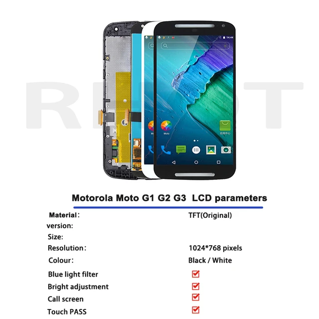 Vetrino Vetro Per MOTOROLA Moto G2 Per Touch Screen Display  2 Per Touch Screen Display 2 Gen 2014