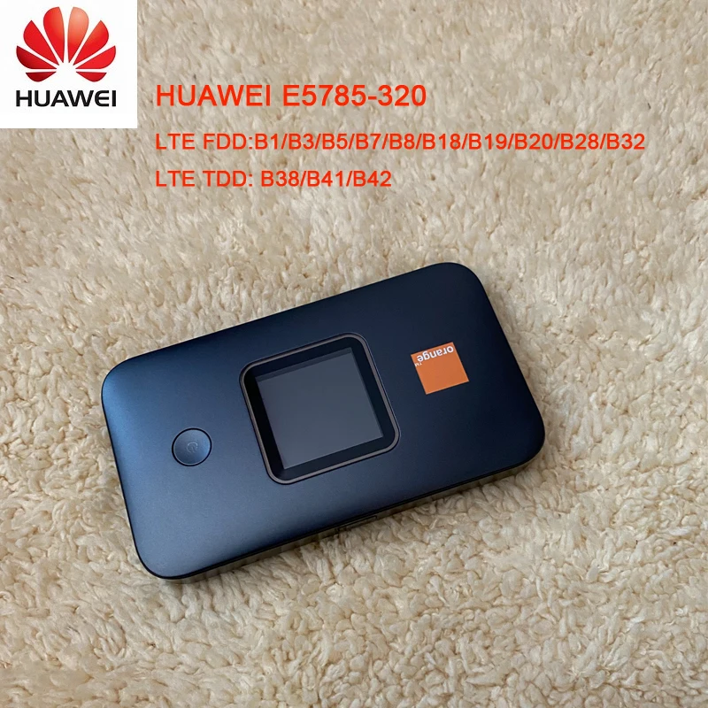 

Unlocked Huawei E5785 E5785-320 300Mbps 4G LTE Cat6 mobile WiFi router Mobile WiFi Hotspot with 3000mAh battery