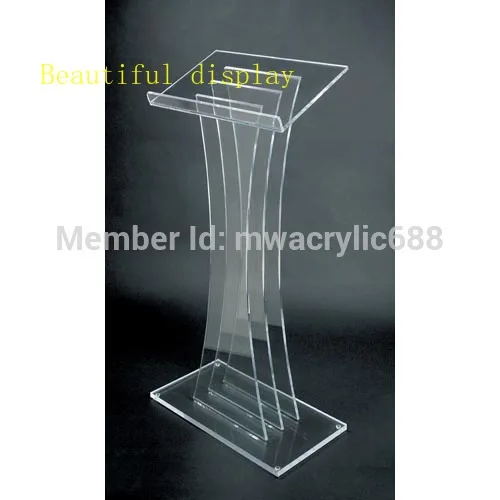 

Free Shipping High Quality clear Fruit Setting Modern Design Cheap Acrylic Lectern