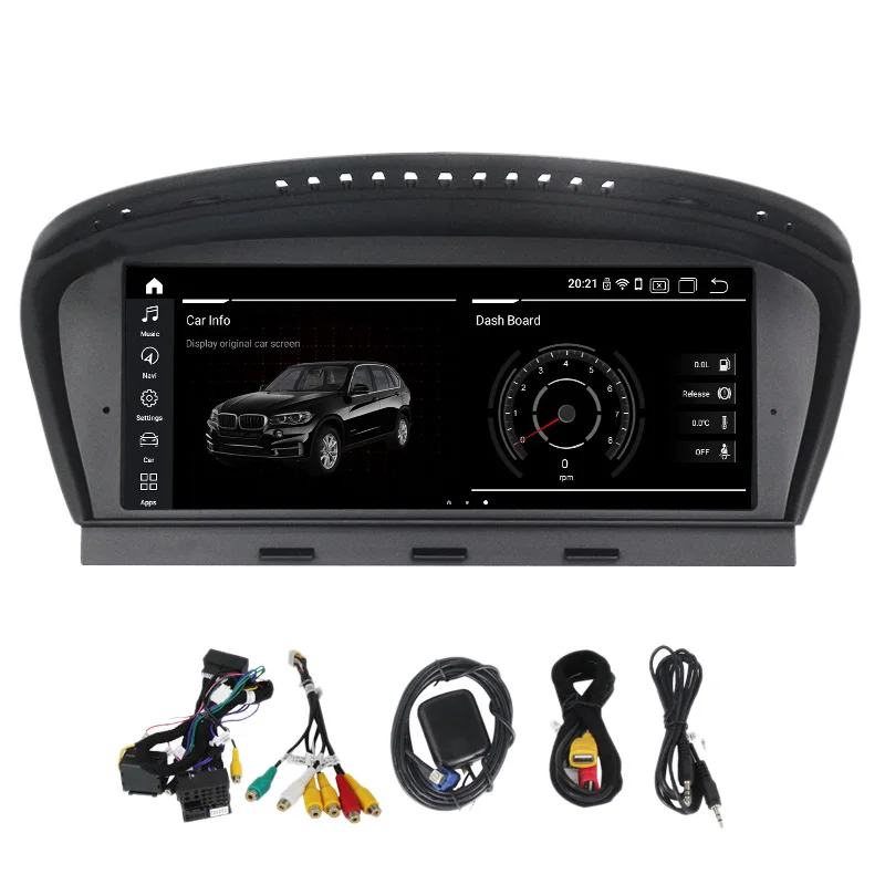 

8.8 Inch Hd Car Gps Navigator 6-Core Android 9.0 Car Multimedia Player Car System for Bmw 5 Series E60 E61 E62 E63 / 3 Series E