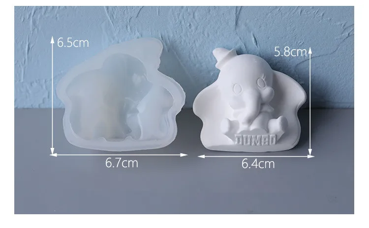 HEARTMOVE животное слон силиконовая форма для мыла Сделай Сам помадка форма для украшения торта инструменты формы для запекания шоколада Смола глина плесень