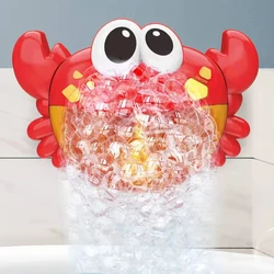 Jouet de bain musical pour bébé, crabe à bulles, grenouille, petit ours, Machine pour baignoire, jouets d'eau, jeu de salle de bain pour bébé 