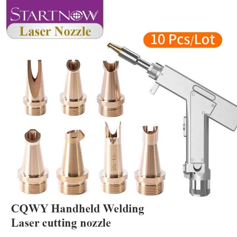 Startnow 10PCS Laser Welding Head Nozzle Copper Welding Nozzles For