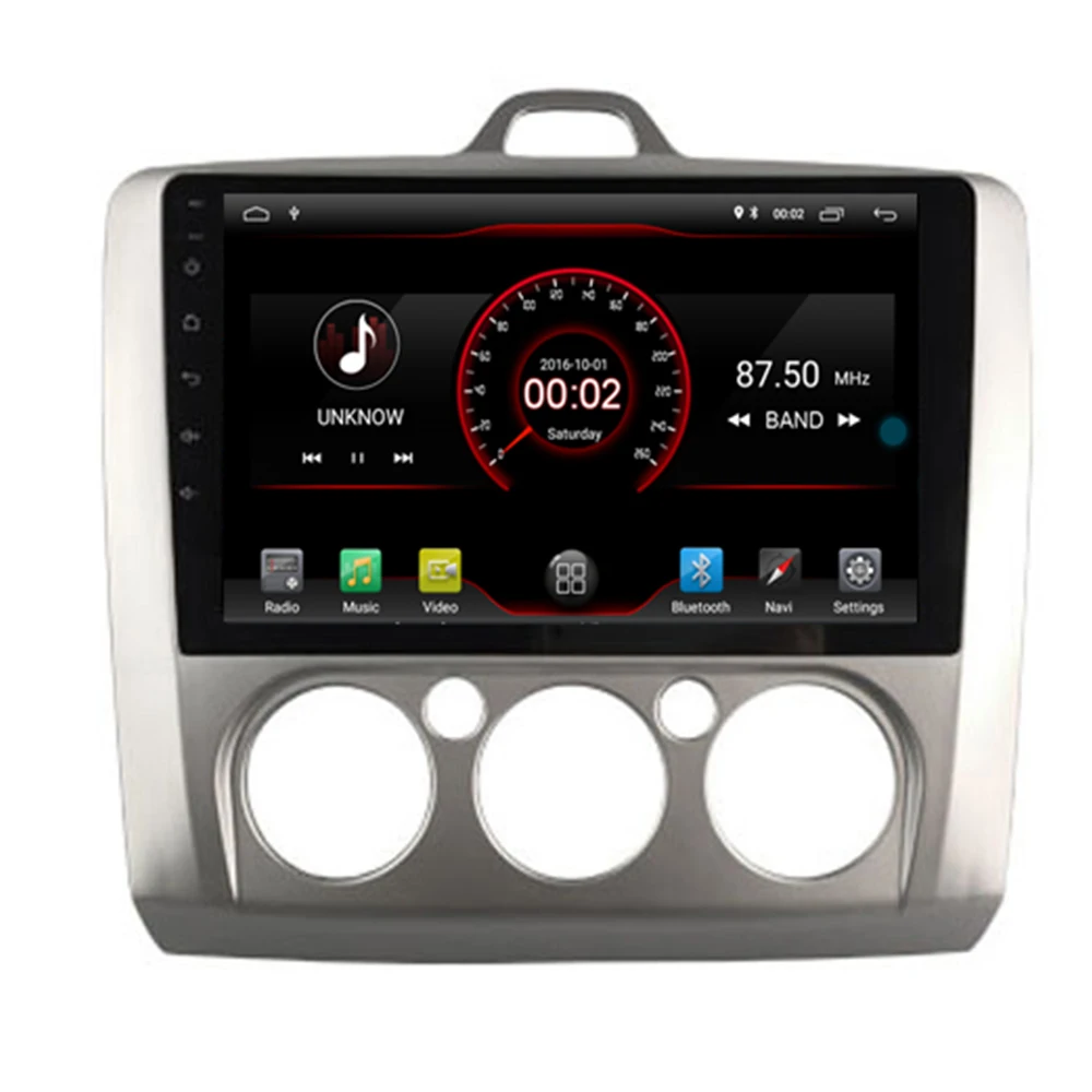 9&quot2.5D Car DVD Multimedia player For ford FOCUS 2005-2011 Manual ac 2din Android 10 Radio Tape Recorder Navigation GPS | Автомобили и