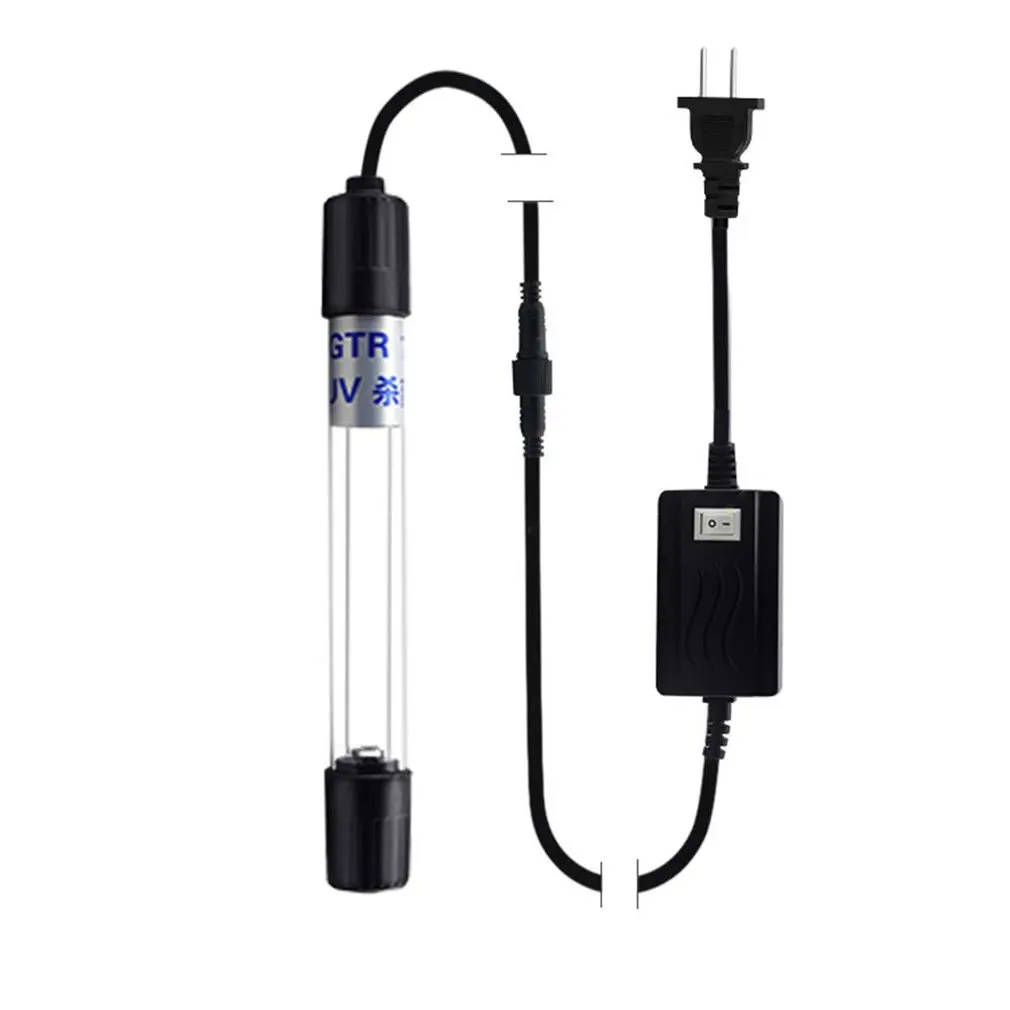 Aquarium Lamp Uv Germicidal Lamp Fish Tank Germicidal Lamp Sterilization Lamp Fish Pond De-Algae Disinfection Lamp