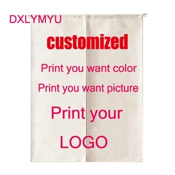 

Doorway Customized Curtain Tapestry Cotton Linen Door Curtain Screen Door Blind Room Divider Anti-thermal Deer Christmas Decor