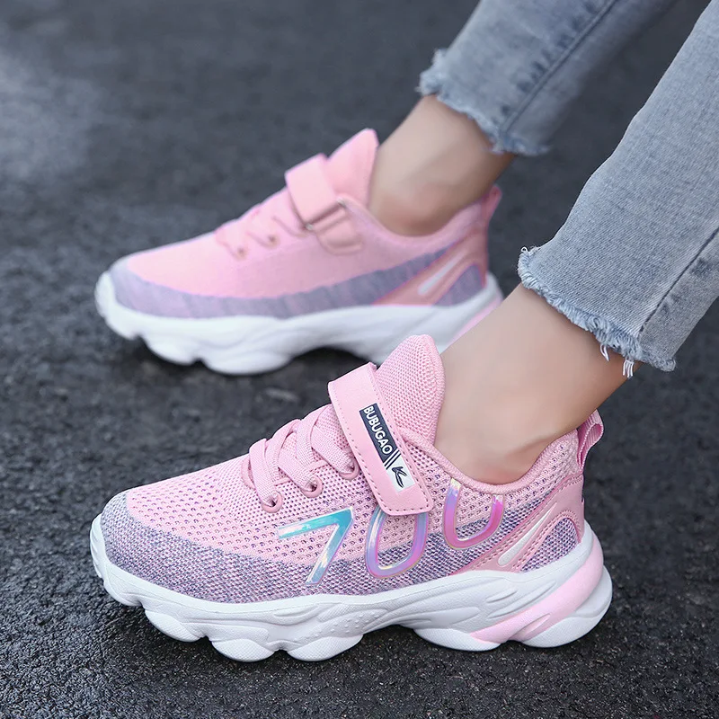 

Girls' Shoes 2019 Autumn New Style Fashion Network Surface Comfortable Mesh Shoes Boy Big Boy BOY'S Children Sports Shoes