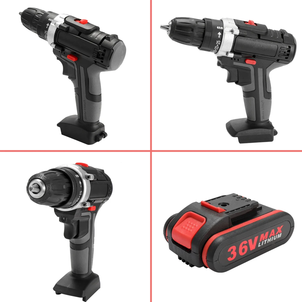 Electric Impact Cordless mini Drill 36V Cordless electric screwdriver Wireless Hand Drills Home DIY Electric Power Tools rotary