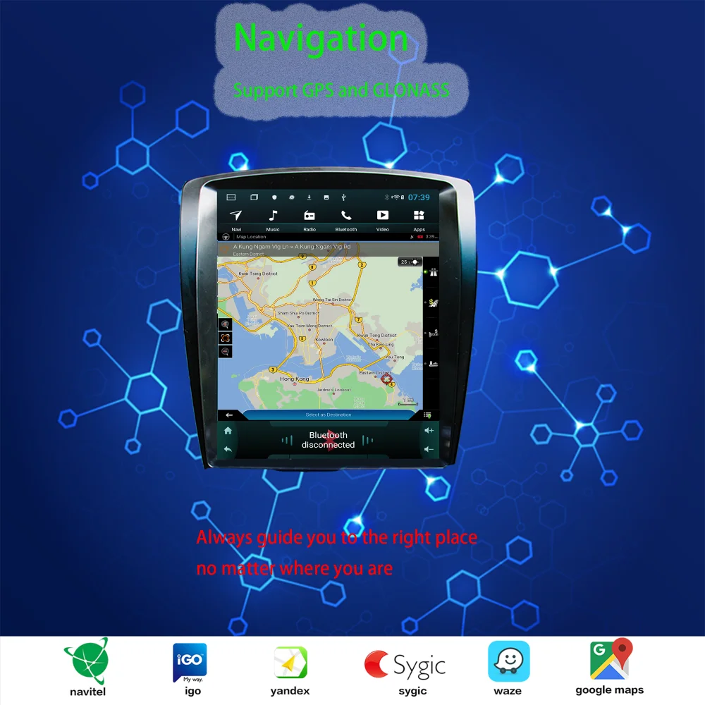 tesla style android 10 nissan qashqai