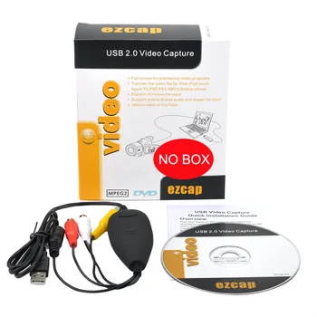 

USB 2.0 AV S-Video Analog Audio Video Capture Card Grabber VHS,8MM Player,DSLR Camera Camcorder To DVD Maker for Windows Win10