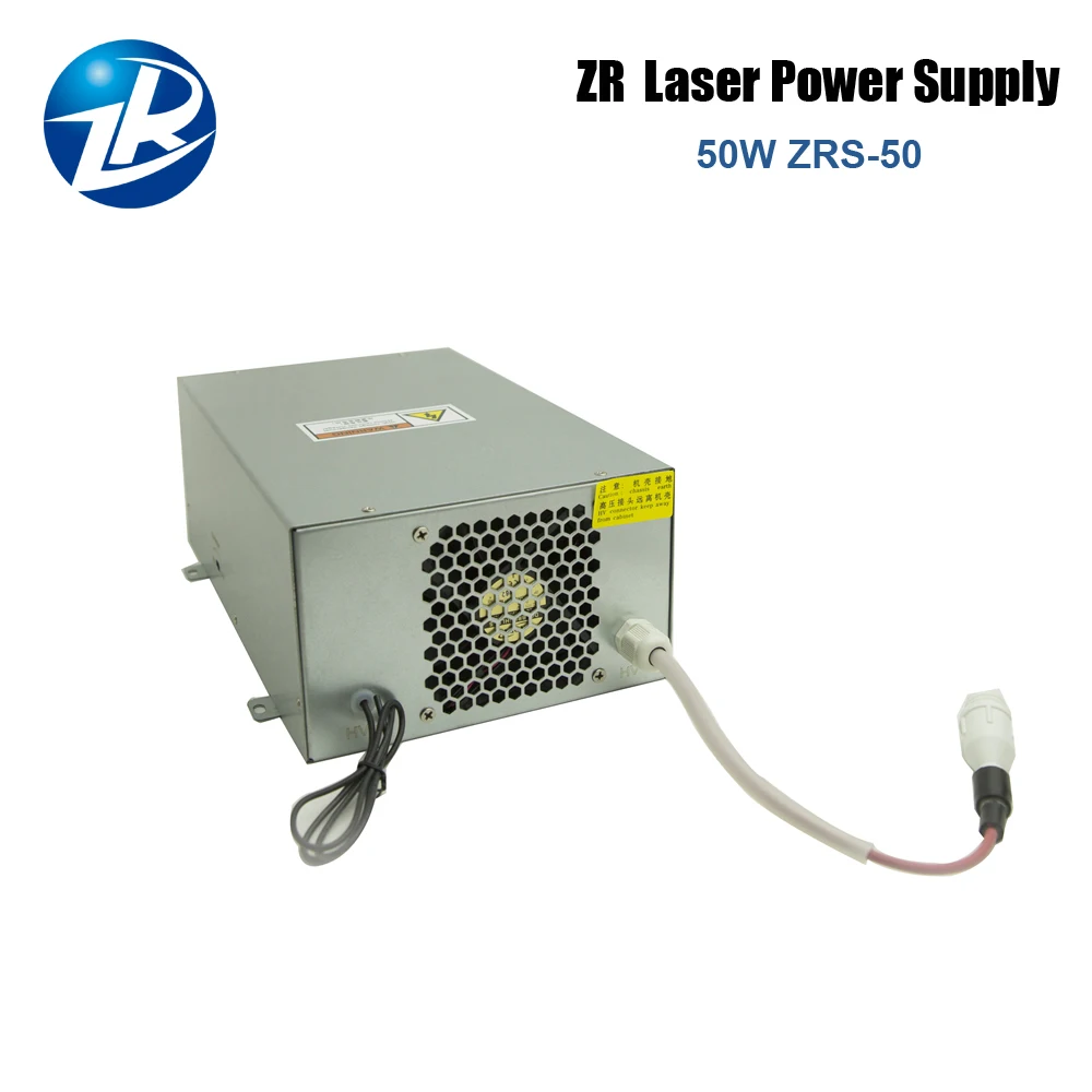 Watt Di Zrs-50W 40W 50W Del Pus Dell'Alimentazione Elettrica 50W Del Laser Di Pallaong Per La Tagliatrice Ad Alta Tensione Dell'Incisione Della Metrop