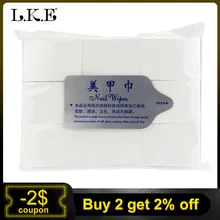 LKE салфетки хлопковые салфетки безворсовые средство для снятия гель-лака инструменты для дизайна ногтей Маникюр для ногтей ватные диски бумага