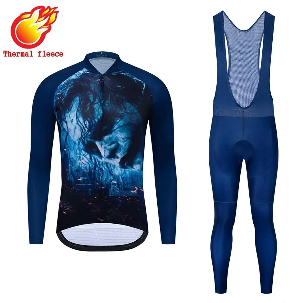 Abbigliamento ciclismo invernale зимний термальный флисовый велокостюм bicicleta ropa hombre equipacion uniforme