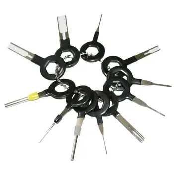 

29pcs Terminal Removal Car Key Tool Wiring Connector Pin Release Extractor Puller Hand Held Disassembly Tools