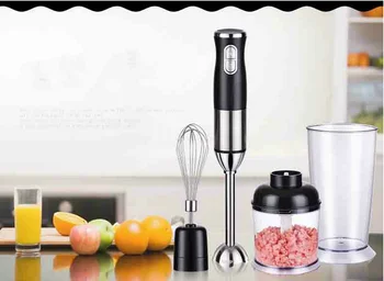 

Hand stick Blender 4 in 1 Portable immersion Blender for Kitchen Food Processor stick with Chopper Whisk Electric Juicer Mixer