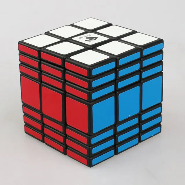 Minghaozhi 337  Cube Black C4U 3X3X7 Full-featured Three-Seven  Cube with White Background 1