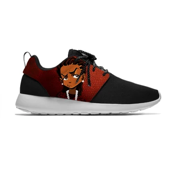 

Boondocks Cartoon Hot Fashion Handsome Kids Sport Running Shoes Popular Casual Breathable Sneakers Gift For Boys Girls Children