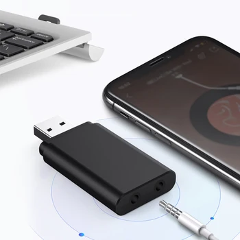 

Wireless Bluetooth 5.0 Audio Adapter All-In-One Receiver Transmitter for Speakers Televisions Computers Music HiFi Quality