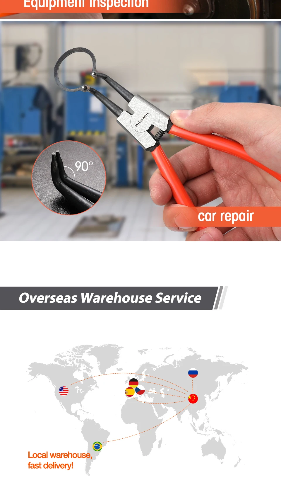4 Pièces Mini Pinces à Circlips Internes Externes - Kit Universel Ressort Métal Pour Réparation