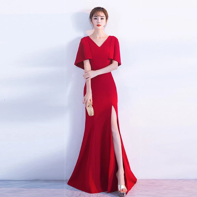 Китайское свадебное платье с белым разрезом, Qipao, Длинные вечерние платья, повседневные Элегантные женские вечерние платья, платье для невесты, женская сексуальная клубная одежда