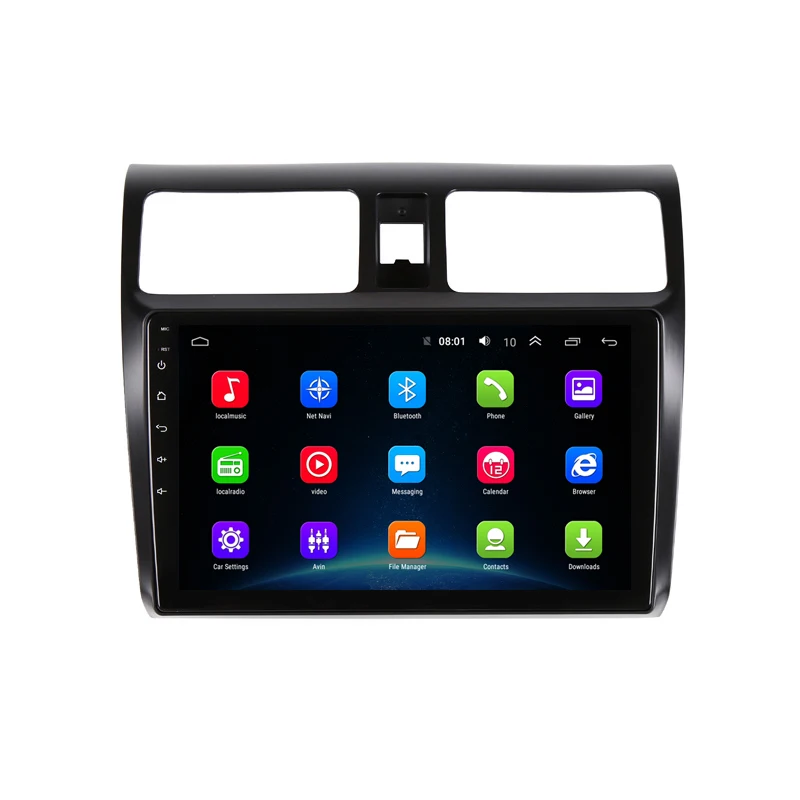 Excellent 9" 2.5D IPS Android 9.1 Car DVD Multimedia Player GPS for Suzuki Swift 2006-2010-12-2015 audio radio stereo DSP 32EQ navigation 1