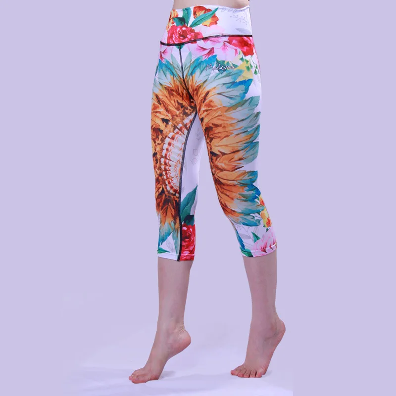 

A Generation of Fat Outdoor Sports WOMEN'S Cropped Pants Running Yoga Leggings Cool Printed Casual Pants