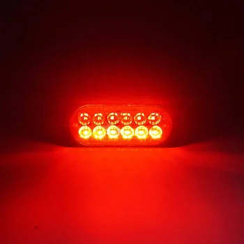 

Bright Red 36W 12LED Car Truck Hazard Warning Beacon Flashing Strobe Light Bar Z