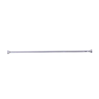 

Durable Corrosion Rust Resistant Stainless Steel Adjustable Pole Shower Bathroom Hanging Extendable Curtain Rod Rail Holder Hang